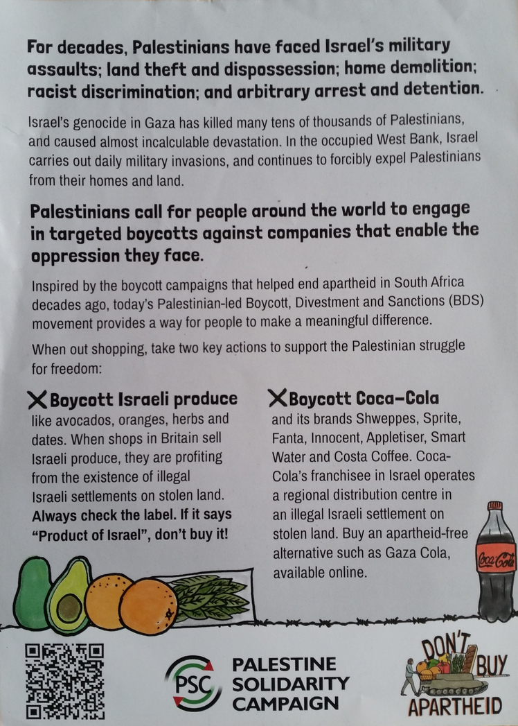 Dont Buy Apartheid