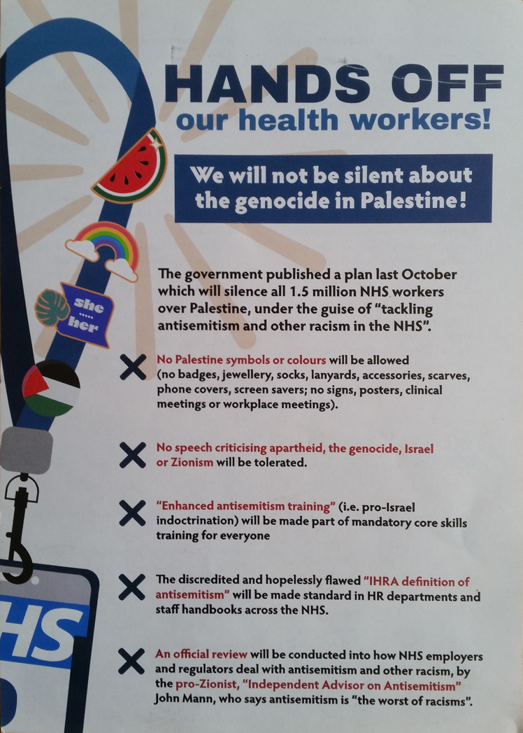 Hands Off Our Health Workers